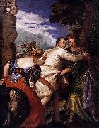 Paolo  Veronese Honor et Virtus post mortem floret oil on canvas